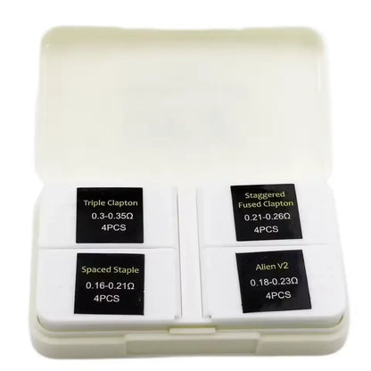 White compartmentalized container with labeled sections on a white background