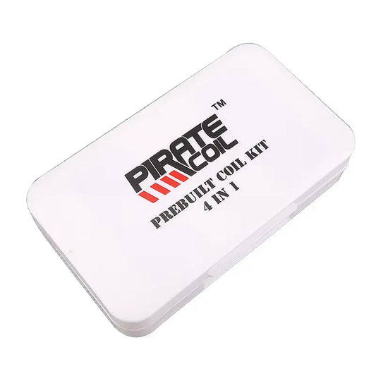 Pirate Coil 4-in-1 Pre-built Coil Kit Box on White background