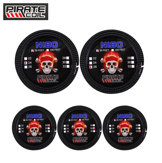 Pirate Coil Ni80 Nichrome 80 Vape Wire 30ft Spool | bearsvapes.co.uk