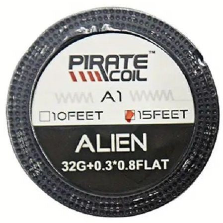 Pirate Coil Premium Vape Wire 15ft KA1 Tiger, Alien, Fused Clapton etc