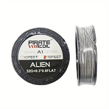 Pirate Coil Premium Vape Wire 15ft KA1 Tiger, Alien, Fused Clapton etc