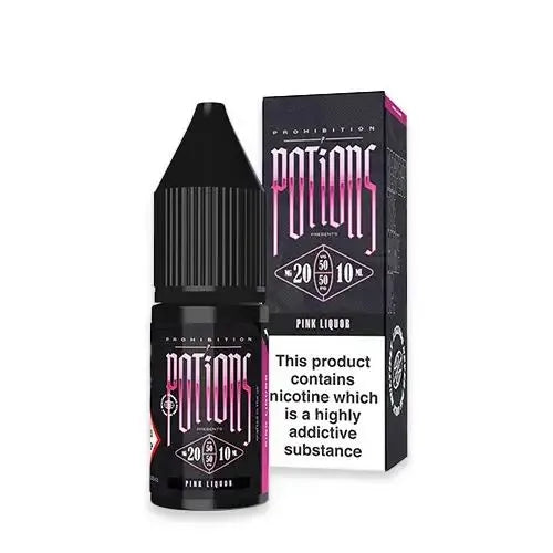 Prohibition Potions Pink Liquor Nic Salt 4 For 3  | bearsvapes.co.uk