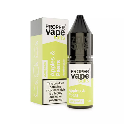 Proper Vape Apple and Pears Nic Salt - Fruity Flavour - Bear's Vapes Proper Vape Apple and Pears Nic Salt - Fruity Flavour - Bear's Vapes