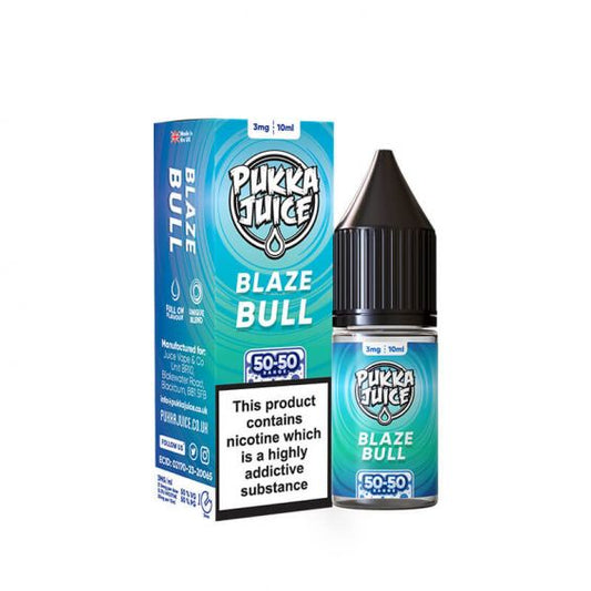 Pukka Juice Blaze Bull 50-50 e-liquid 4 for 3 | bearsvapes.co.uk
