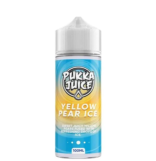 Pukka Juice Yellow Pear Ice Shortfill 100ml | bearsvapes.co.uk