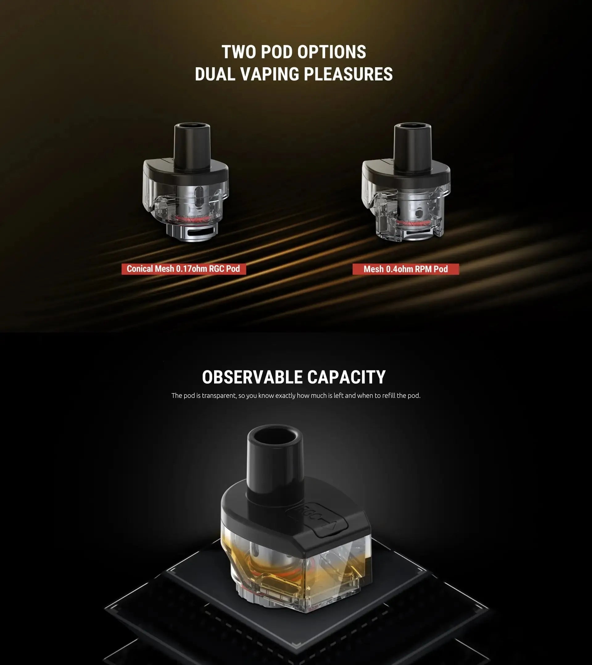 Smok RPM80 Pods - RPM or RGC Coil Compatible | bearsvapes.co.uk