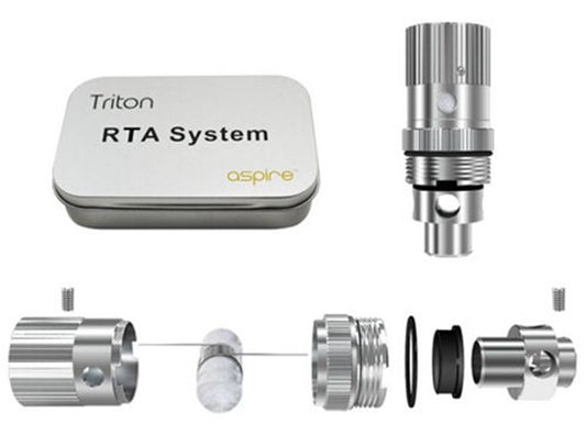 Aspire Triton RTA Kit - Complete RBA System | bearsvapes.co.uk