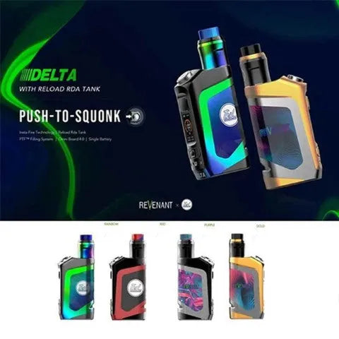 Revanent Delta Squonk Kit incl FREE Vapcell 21700 | bearsvapes.co.uk