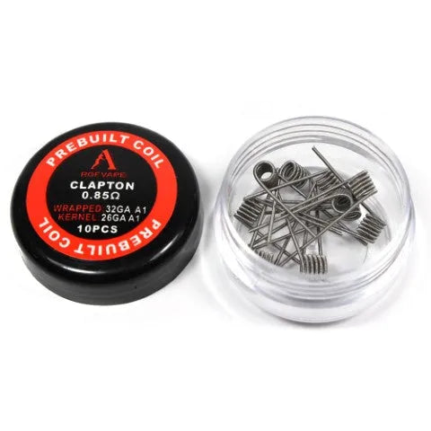 Rofvape Pre-built Clapton Coils | 0.85 Ohm 10pcs | bearsvapes.co.uk