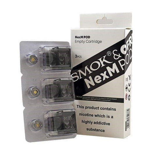 SMOK & OFRF NexM Replacement Pods 3 Pack | bearsvapes.co.uk
