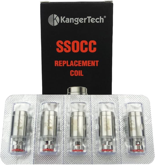 KangerTech SSOCC Replacement Coils 5pk | bearsvapes.co.uk