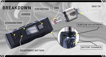 Sigelei Humvee 80 Kit | PnP & GTX Compatible 18650 | bearsvapes.co.uk
