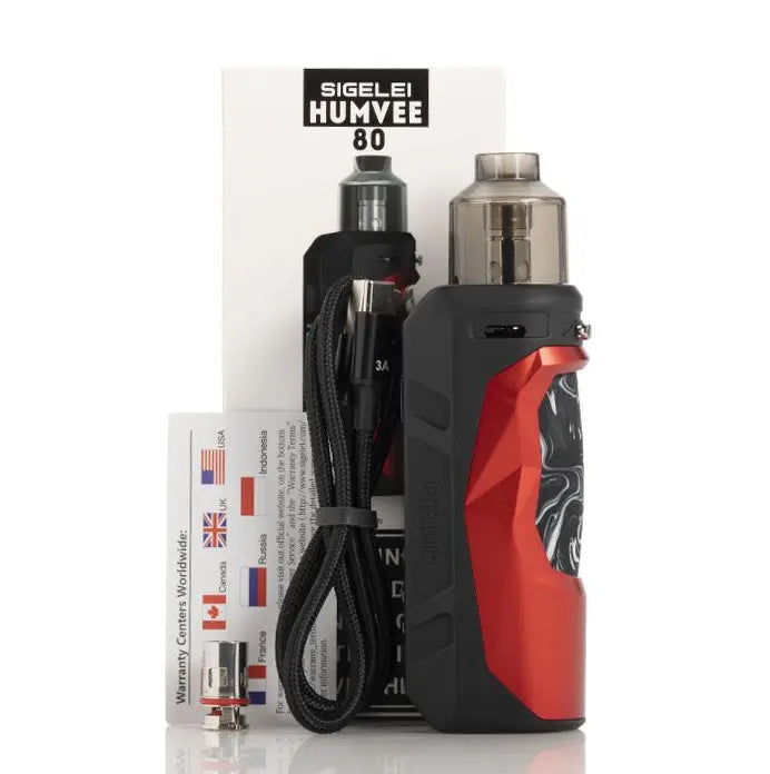 Sigelei Humvee 80 Kit | PnP & GTX Compatible 18650 | bearsvapes.co.uk