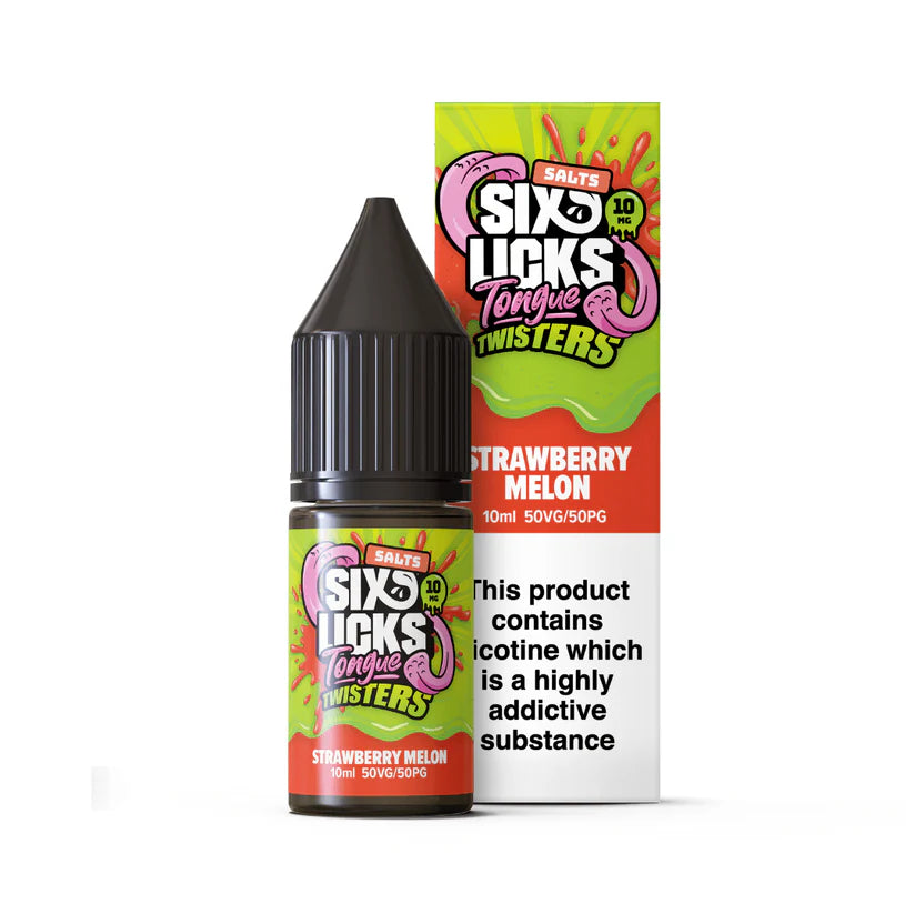 Six Licks Tongue Twisters Nic Salts 4 For 3 Offer | bearsvapes.co.uk