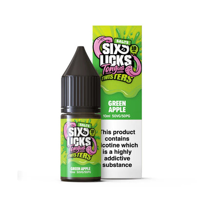 Six Licks Tongue Twisters Nic Salts 4 For 3 Offer | bearsvapes.co.uk