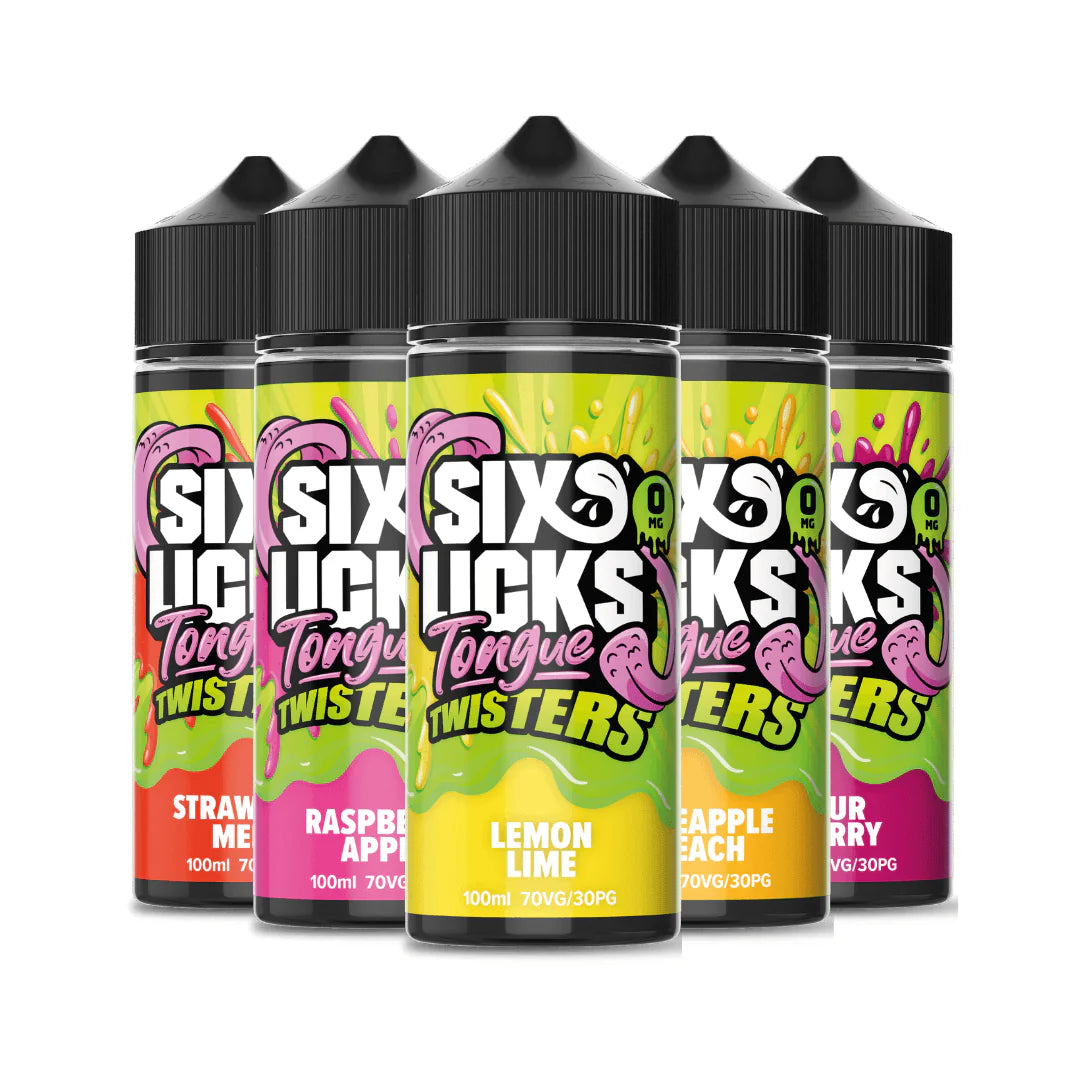 Licks Tongue Twisters Shortfill 100ml 5 for 4 OFFER | bearsvapes.co.uk