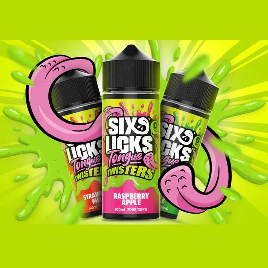 Licks Tongue Twisters Shortfill 100ml 5 for 4 OFFER | bearsvapes.co.uk