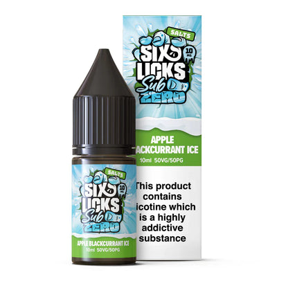 Six Licks Sub Zero Nic Salts 4 For 3 Offer | bearsvapes.co.uk