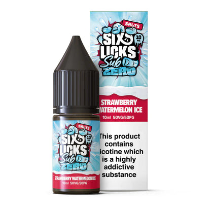 Six Licks Sub Zero Nic Salts 4 For 3 Offer | bearsvapes.co.uk