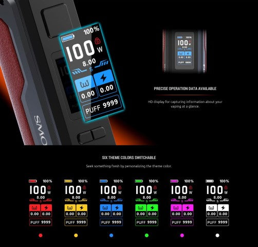 Smok Fortis 100W Vape Kit Free Molicel 21700 Battery| bearsvapes.co.uk