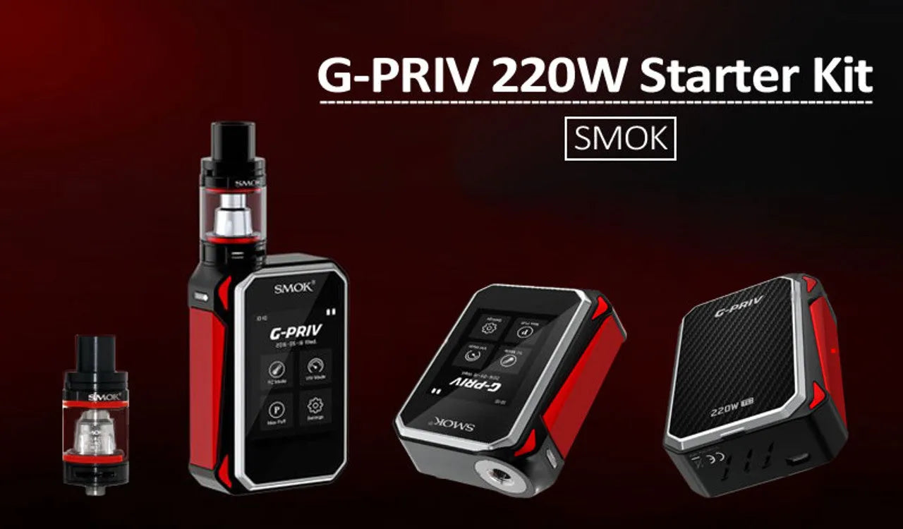 Smok G Priv 220W Vape Kit incl Free 18650 Batteries | bearsvapes.co.uk