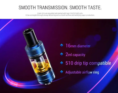 Smok Gram 16 MTL Vape Tank - TDP Compliant | bearsvapes.co.uk