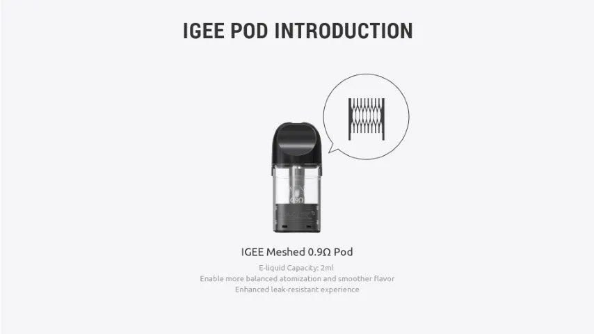 Smok IGEE A1 Pod Vape Kit | 650mAh MTL Starter Kit | bearsvapes.co.uk