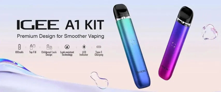 Smok IGEE A1 Pod Vape Kit | 650mAh MTL Starter Kit | bearsvapes.co.uk