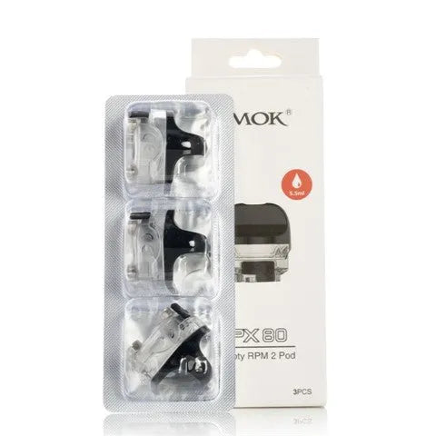 Smok IPX80 Replacement Pod 3 Pack| RPM or RPM2 Coil | bearsvapes.co.uk