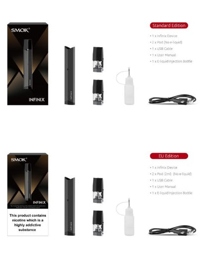 Smok Infinix Pod Vape Kit | MTL Starter Kit | bearsvapes.co.uk