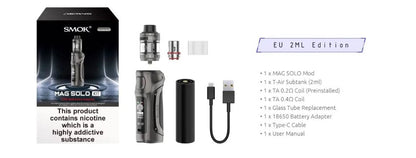Smok Mag Solo Vape Kit | Free Battery & Delivery | bearsvapes.co.uk
