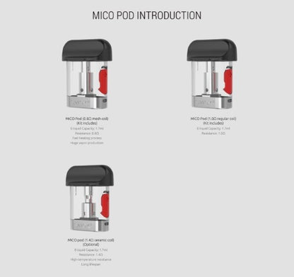 Smok Mico Pod Vape Kit | 26W 700mAh MTL Starter Kit | bearsvapes.co.uk