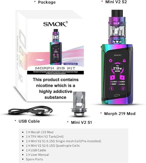 Smok Morph 219 Vape Kit | NOW ONLY £29.95 | bearsvapes.co.uk