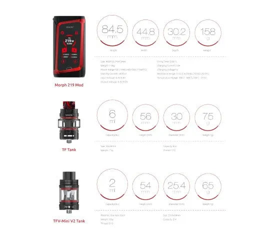 Smok Morph 219 Vape Kit | NOW ONLY £29.95 | bearsvapes.co.uk