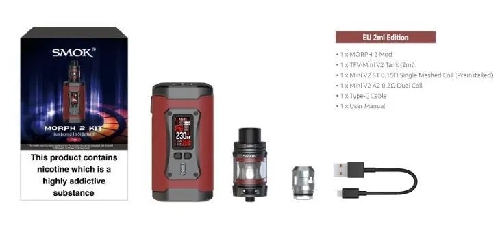 Smok Morph 2 Vape Kit | NOW ONLY £39.95 | bearsvapes.co.uk