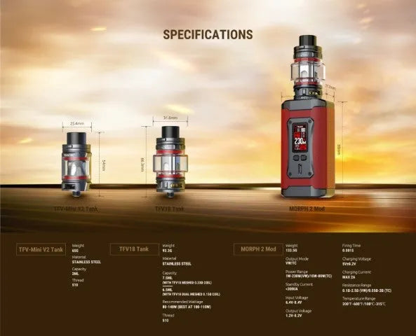 Smok Morph 2 Vape Kit | NOW ONLY £39.95 | bearsvapes.co.uk