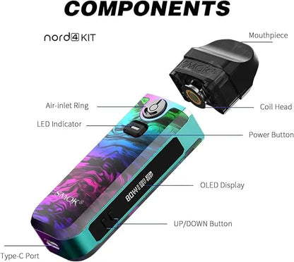 Smok Nord 4 Pod Vape Kit - NOW ONLY £19.95 | bearsvapes.co.uk