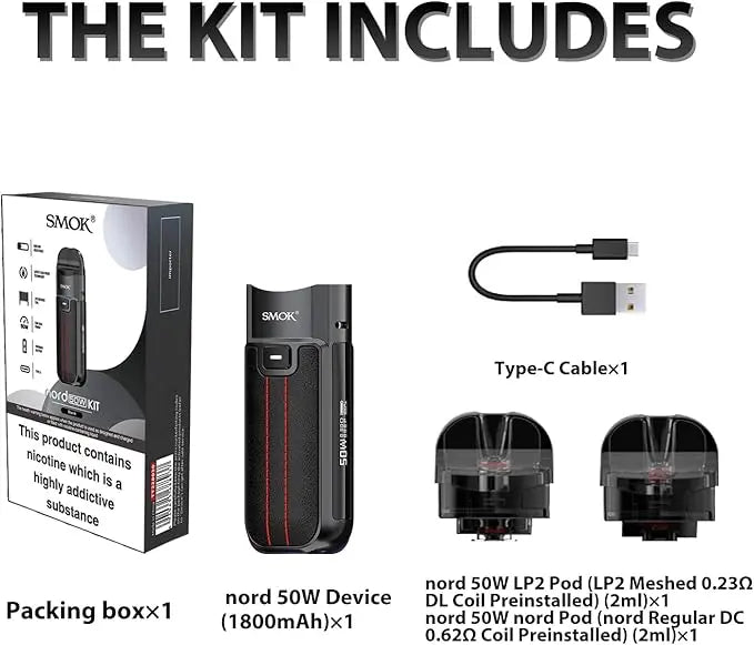 Smok Nord 50W Pod Vape Kit - NOW ONLY £19.95 | bearsvapes.co.uk