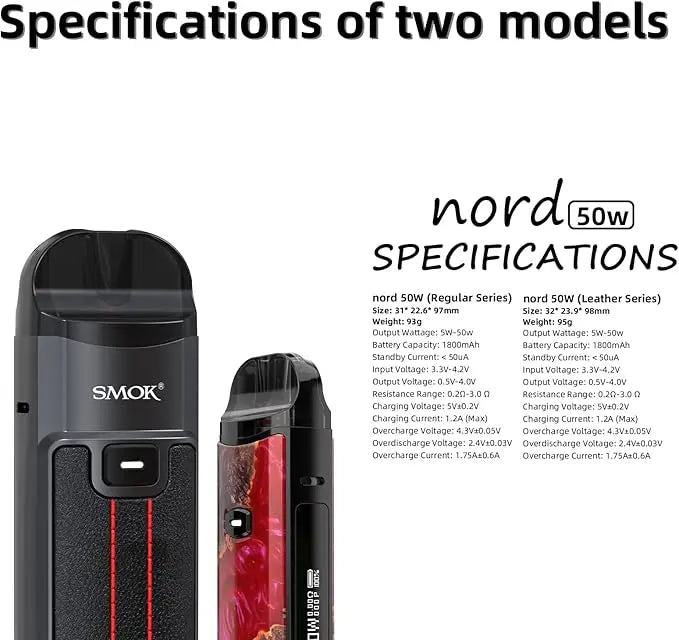 Smok Nord 50W Pod Vape Kit - NOW ONLY £19.95 | bearsvapes.co.uk