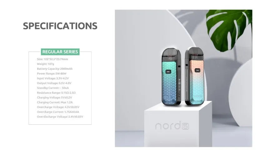 Smok Nord 5 Pod Vape Kit | bearsvapes.co.uk