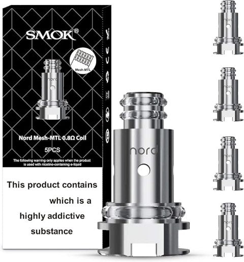 Smok Nord Replacement Coils 5pk | bearsvapes.co.uk
