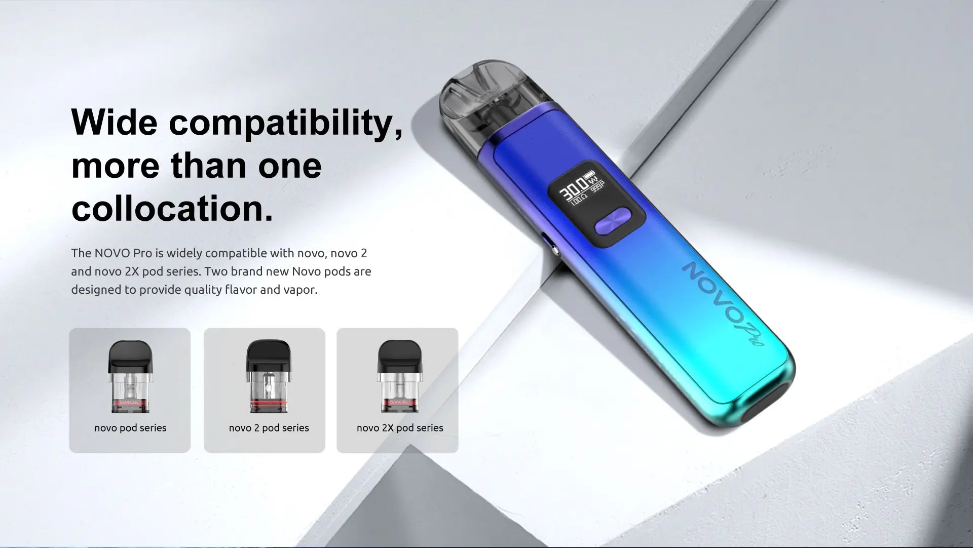 Smok Novo Pro Pod Vape Kit - MTL Starter Kit £17.45 | bearsvapes.co.uk