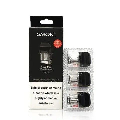 Smok Novo Replacement Pods 3 Pack FROM ONLY £4.95 | bearsvapes.co.uk