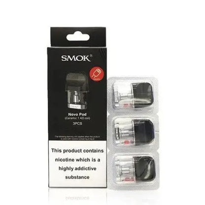 Smok Novo Replacement Pods 3 Pack FROM ONLY £4.95 | bearsvapes.co.uk