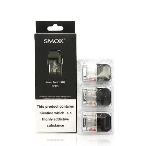 Smok Novo Replacement Pods 3 Pack FROM ONLY £4.95 | bearsvapes.co.uk