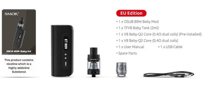 Smok Osub Baby Vape Kit - FREE 18650 Battery | bearsvapes.co.uk