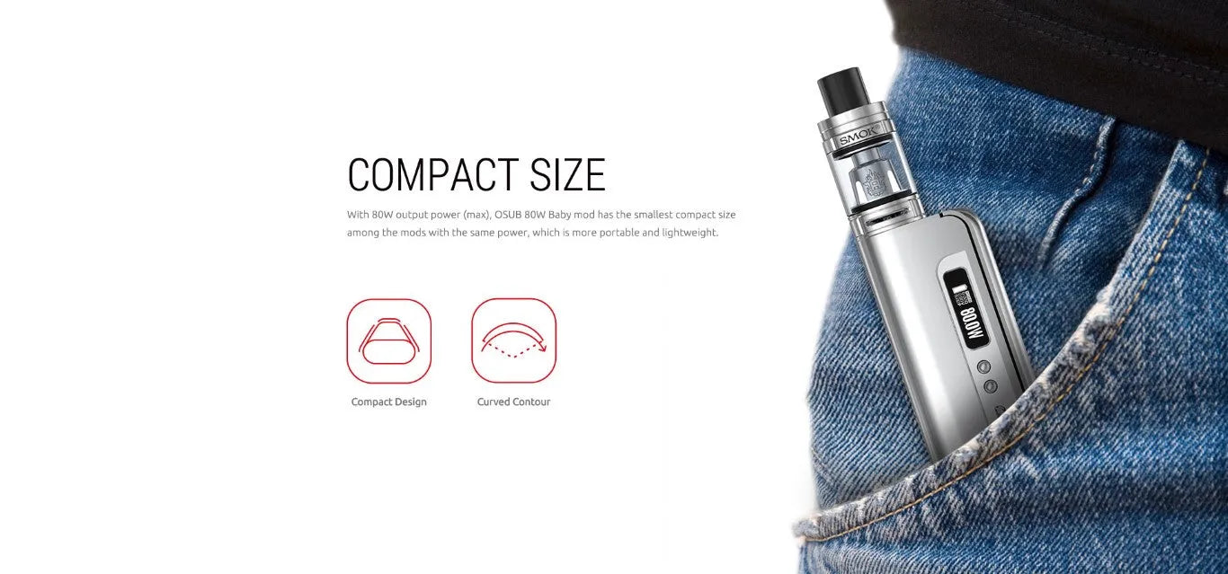 Smok Osub Baby Vape Kit - FREE 18650 Battery | bearsvapes.co.uk