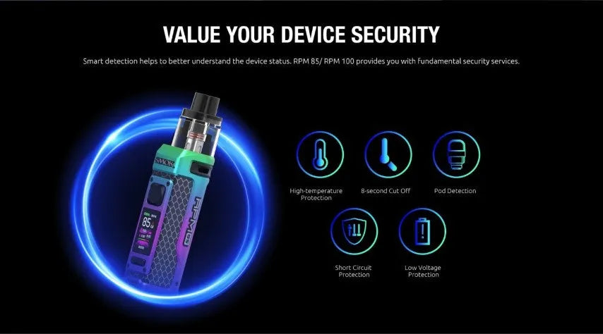 Smok RPM 100 Pod Vape Kit | Inc FREE 21700 Battery | bearsvapes.co.uk