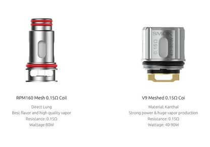 Smok RPM160 Pod Vape Kit | 2 FREE 18650 Batteries | bearsvapes.co.uk