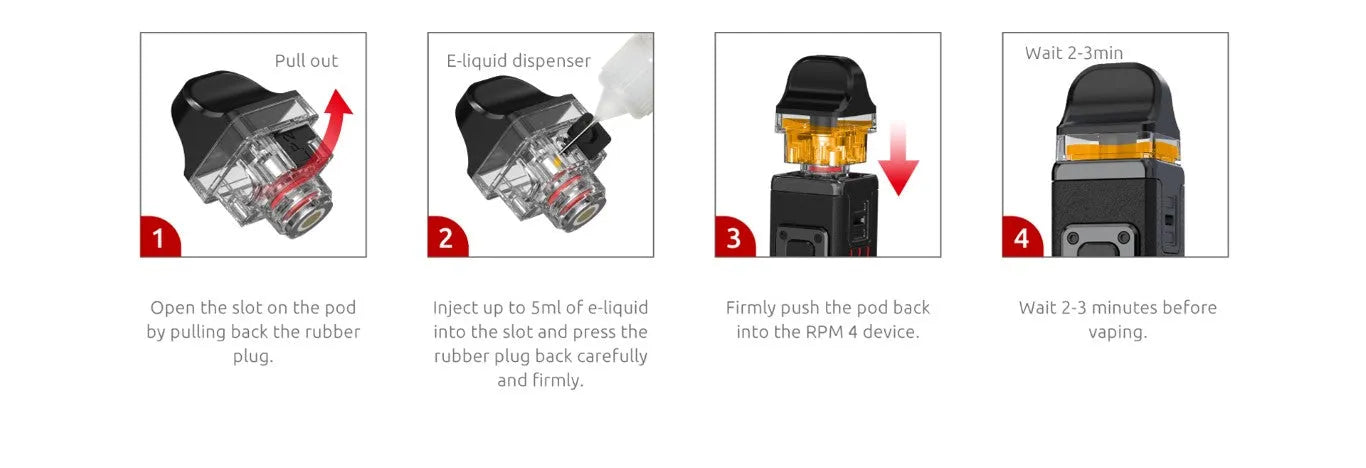 Smok RPM4 Pod Vape Kit - 1650mAh Starter Kit  | bearsvapes.co.uk